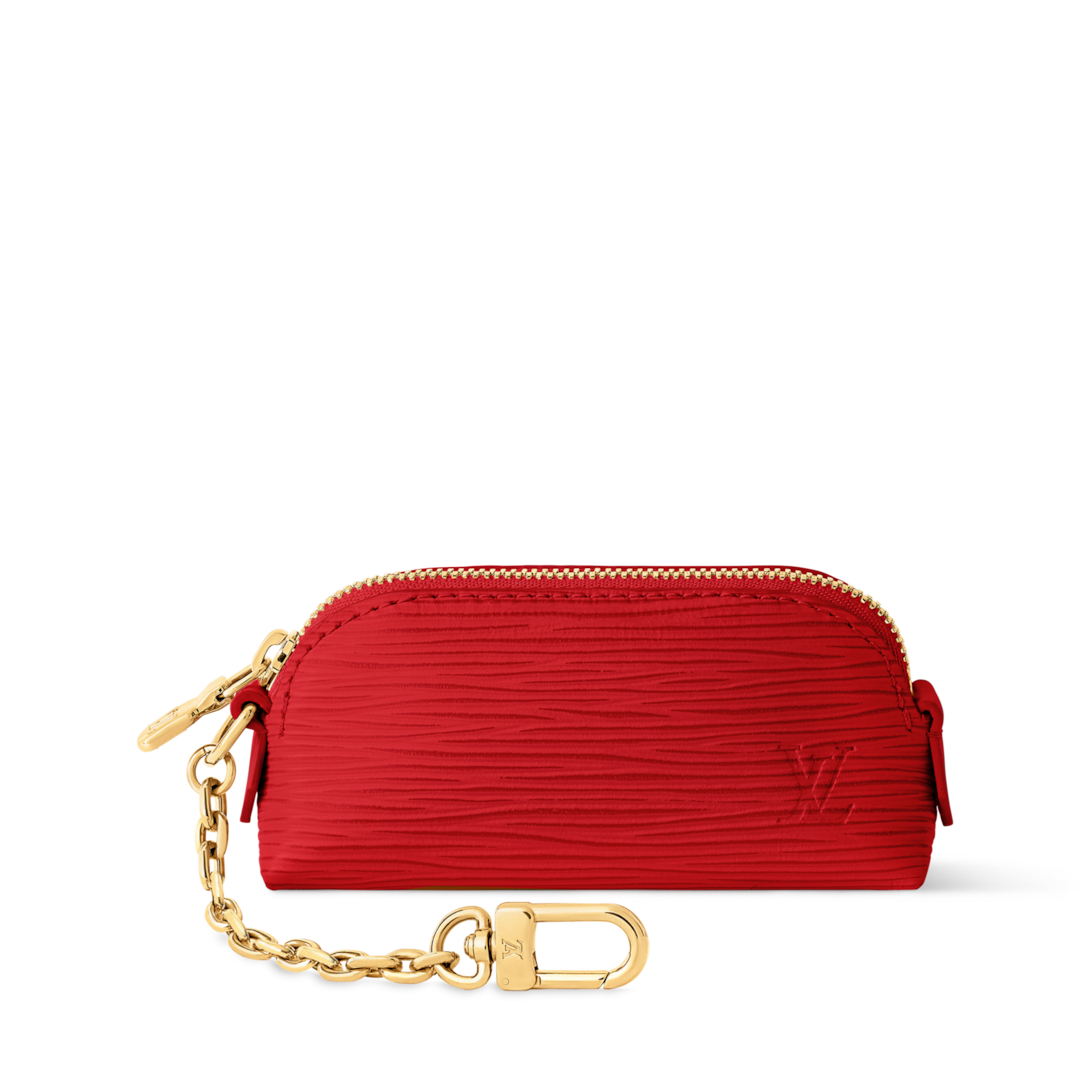 Cosmetic Lipstick Pouch Epi Leather - Wallets and Small Leather